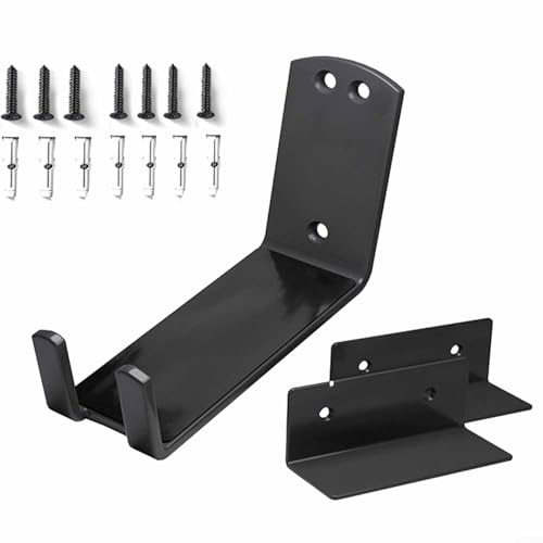 Alloy Steel Horizontal Bike Rack Wall Mount Pedal Hanger Hook Bracket for Garage Bike Storage Space Saving Indoor Holder Compatible with Mountain Road