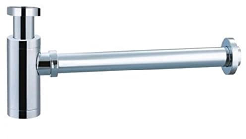 Sifón Desagüe visto de lavabo o bidé Accesorios para Baño Cromado/Visto Redondo SCL002