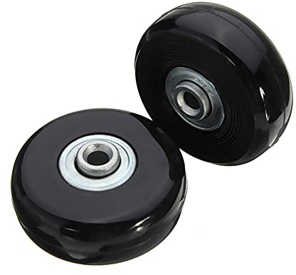 Yearninglife 4 Stück Gepäck Ersatzräder Ersatz Rollen,Gepäckkoffer Rad Gummi-Lenkrollen Kofferrollen Ersatzrollen Universal Gepäck Ersat Wheel Ersatz Rollen Für Gepäckkoffer (60MM*18MM)