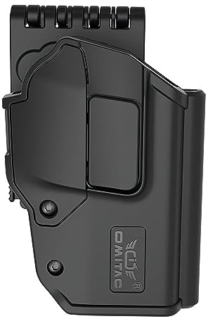 Sig P320 Clip de Ceinture avec Holster Tactique OWB pour Sig Sauer P320 M17 M18 Taurus G3 - Extérieur Dissimulé avec Verrouillage Automatique et Libération Index