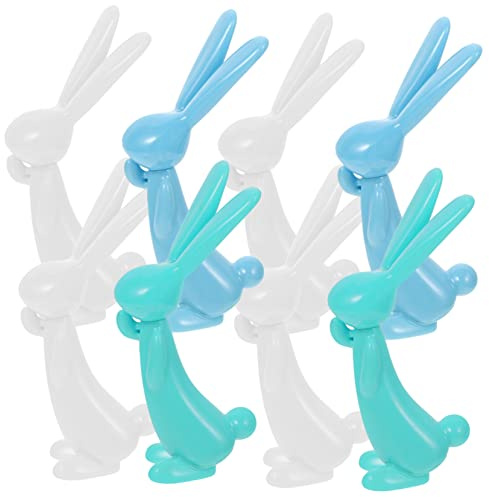 SHINEOFI 8piezas Bolígrafo De Conejito Creativo De Bolígrafo De Decoración Para Manualidades y Oficina Divertido Para Adultos Escritura Suave y Colorida