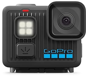 GoPro LIT Hero - Lightweight, Compact, Waterproof Action Camera with Built-in Light, 4K60 Ultra HD Video, 12MP Photo, Touch Screen, HyperSmooth Stabilization