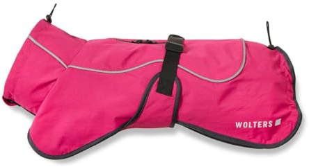 Wolters Hundejacke Cape Drizzle | Ganzjahresjacke für Hunde in der Farbe Magenta | Größe 38 (Rückenlänge 36-38 cm)