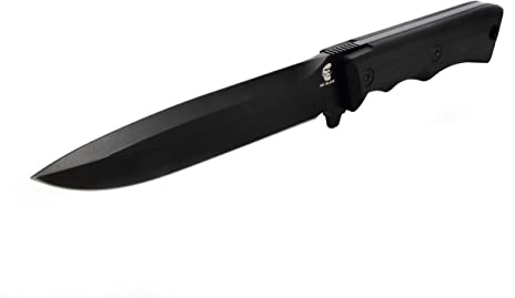 Mr. Blade Bushkraft Messer — Stealth — Exklusives Shadow Outdoormesser aus D2 Stahl