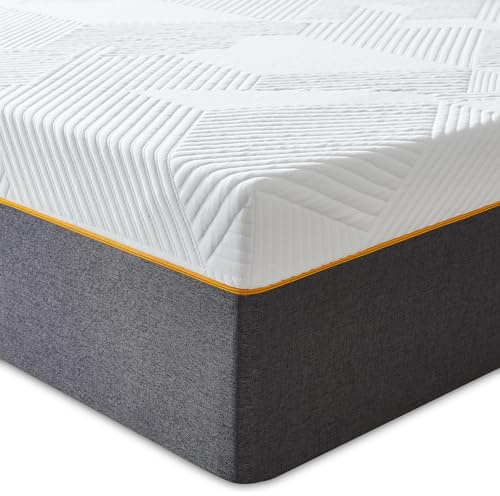 Sleremind Materasso 120 x 200 cm, durezza H3, altezza 20 cm, materasso in schiuma fredda con rivestimento lavabile, tessuto con superficie morbida, materasso in schiuma confortevole per ragazzi (120 x