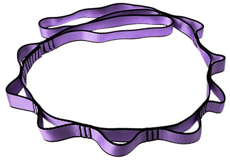 Diogeynu 110 cm große Baumhängematte, verstellbare Yoga-Hängematte, Seil-Hängematte, Chrysanthemen-Seilgurt, Yoga-Gurte