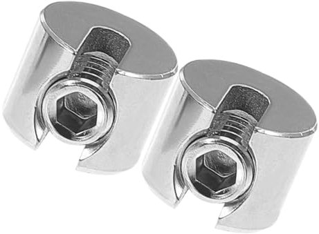 ROMISBABA 2pezzi Mors Per Cavo in Acciaio Inossidabile Clip Per Fissaggio Di Cavi in Tensione Adatto Per Recinzioni Da Giardino e Uso Esterno