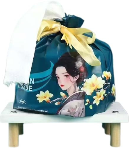 Disposable Facial Wipes 20 x 20 60 x 100% Cotton Dry Wipes, Natural Beauty and Biodegradable, Wet and Dry Wipes for Makeup, Ideal for All Skin Types (Pack1-90Pcs-Roll)