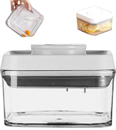 Kaxenig Contenitore Per Cereali, Contenitori Per Alimenti Impilabili, Barattolo Trasparente Ermetico Adatto A Snack Riso Frutta Secca Tè Sfuso Caffè In Grani Spezie Organizzazione Dispensa