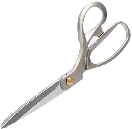 Tijeras de costura, cortador hilo sastre, tijeras modista acero inoxidable, herramientas, suministros for manualidades(26.5cm)