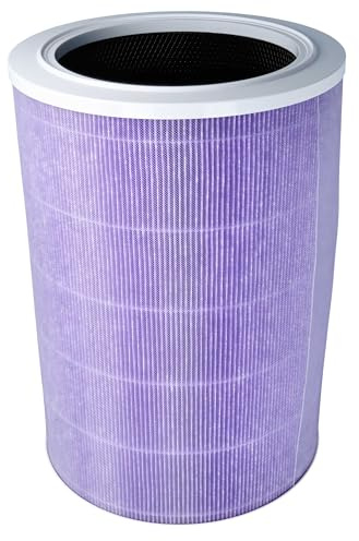 vhbw Filtre HEPA compatible avec Xiaomi Mi Air Purifier 3C purificateur d'air - Filtre avec charbon actif intégré, antibactérien