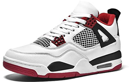 Aszeller Herren Damen Air 4 Skateboardschuhe Schuhe Laufschuhe Turnschuhe mit Luftpolster Walkingschuhe Basketballschuhe Sneaker Sportschuhe
