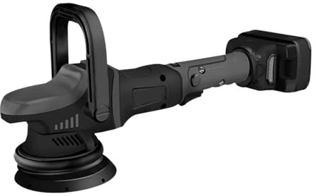 MYVVKIA Pulidora de Coche inalámbrica de 18 V, pulidora de Coche de 15 mm, 2000-4800 OPM, pulidora portátil con 7 velocidades Variables, 2 baterías de 4,0 Ah para pulir y encera