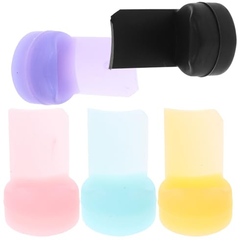 Toyvian 5 pièces Coussin Repose-pouce Silicone pour Clarinette Antidérapant Confortable Support Doigt Instrument à Vent