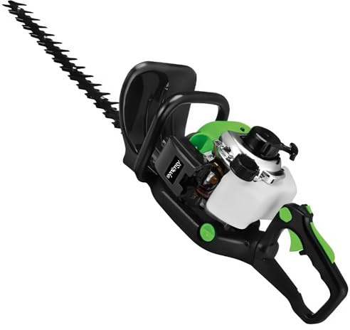 Synergy Cortasetos a Gasolina XT-26C – Motor 2 Tiempos 26cc 1CV – Cuchilla Doble 60cm, Manillar Giratorio 180° y Sistema Antivibración