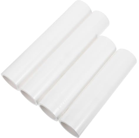 Hemobllo Recambios de Rodillo Quitapelusas Antiestáticos 4 Piezas (2 de 8 Pulgadas y 2 de 10 Pulgadas) Láminas Adhesivas Extra Fuertes para Eliminar Polvo y Residuos en Muebles, Coche