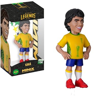 MINIX - Leggende del Calcio - Coppa del Mondo delle Leggende #138 - Brasile - Kaká - Statuetta da collezione 12 cm