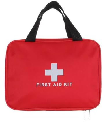 UFUZON Bolsa de primeros auxilios portátil de 210 piezas - Botiquín de primeros auxilios de emergencia compacto para oficina, senderismo al aire libre y seguridad del automóvil