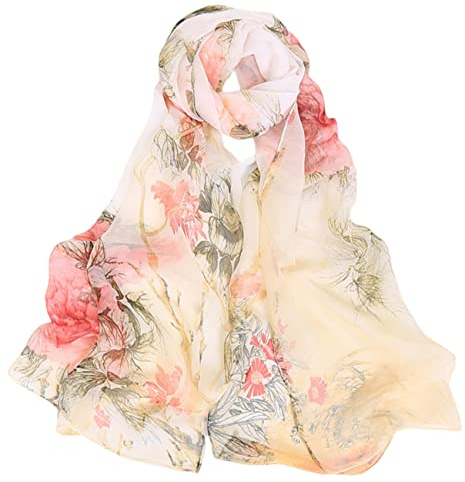 Ladies Scarves Lightweight Clearance Chiffon Scarf for Women Fashion Soft Hijab Long Scarf Wrap Scarves 20A50