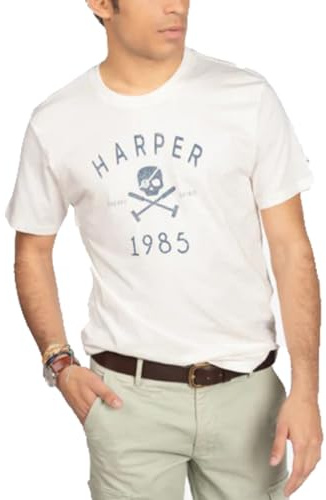 HARPER & NEYER Skull Raw T-shirt herr XL, Raw, XL