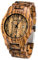 BEWELL Herren Natur Hölzerne Uhr Retro Quartz Analog Armbanduhr mit Kalender Anzeige und leuchtenden Zeiger Hölzerne Armband