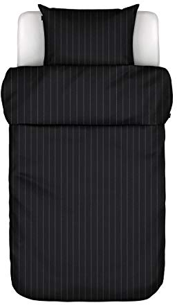 Marc O Polo Bettwäsche Jora Black 1 Bettbezug 155 x 220 cm + 1 Kissenbezug 80 x 80 cm