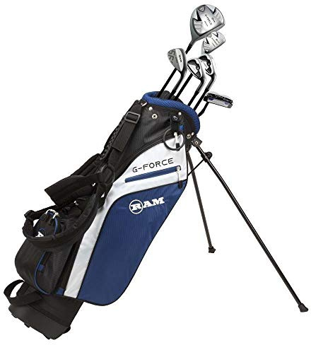 Ram Golf Junior G-Force Boys Golf Clubs Set with Bag Age 10-12 Lefty