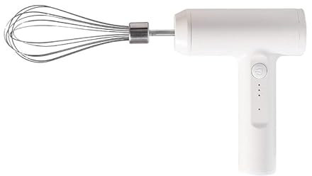 Batidores eléctricos, espumadores de leche de mano, licuadora con motor de alto rendimiento de 18 000 RPM, recargable por USB, tiempo de uso prolongado (Negro)