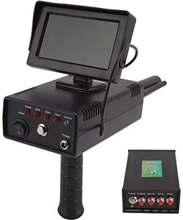 Metalldetektor für Erwachsene, 1000 M Metallsuchgerät, Unterirdischer Metallscanner mit LCD Display, 20 M Tiefe, Tragbares Goldsuchgerät für Gold Silber Kupfer Schätze