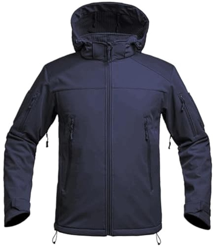 A10 Equipment Veste V2 Softshell Fighter bleu marine
