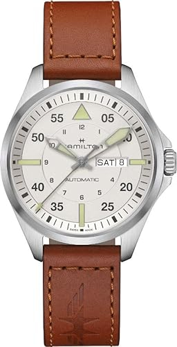 Hamilton Khaki Aviation Automatic Men's Watch, 42mm Stainless Steel Case