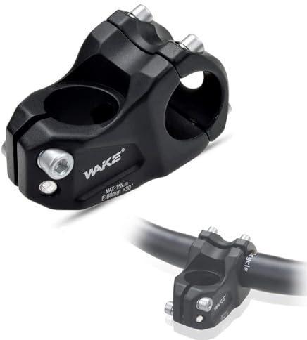 GoHZQ Bike Stem 31.8mm Handlebar Stem 30 Degree Short MTB Stem Riser 50mm Aluminum Alloy Mountain Bicycle Stem for Road Bike, MTB, BMX