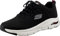 Skechers Arch Fit Paradyme, Zapatillas Hombre, Black/White, 44 EU