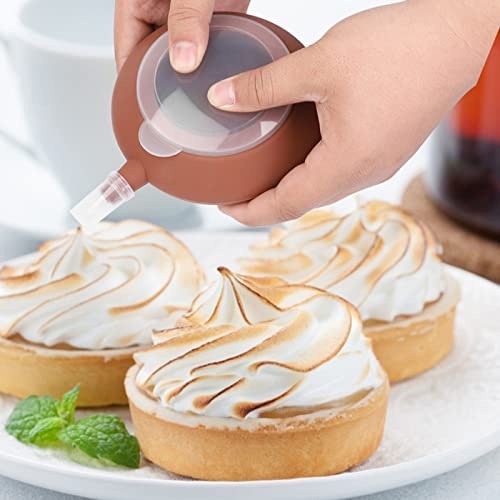 Naroote Molde Grande de Silicona para Hornear Macarrones, Olla a Prueba de Golpes para Decorar Pasteles de Crema Pastelera, Resistencia a la Temperatura 40-230 ℃, Ayuda Ideal para Panadero, Hecho de