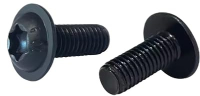 5–10 stycken M5 M6 M8 G10,9 stål svart färg torx sexkantskruvar med bricka kragskruvar (x 20 mm, M6 10 st)