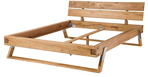 Balkenbett Salzburg #101 Zürich Balkeneiche massiv