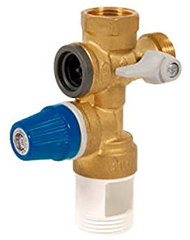 Thermador - Groupe de sécurité - Groupe de sécurité NF CALEFFI - droit siège inox - 3/4 MF - GSLI