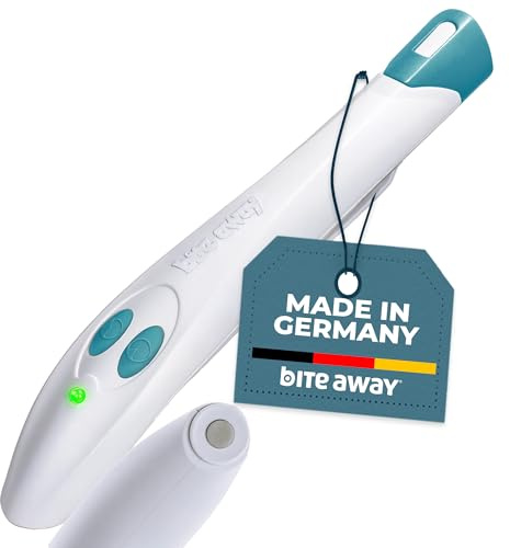 bite away - The Original Electronic Bug bite Treatment for Mosquito Bites, Made in Germany. Without Chemicals - Treatment by Heat, up to 300 Applications Possible with The First Set of Batteries