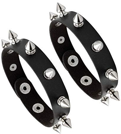 Manfnee Punk Gothic Armband Spike Niet Manschette Armreif Metall besetzt Armband Männer Frauen