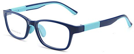 GEMSeven Occhiali Da Vista Per Bambini Con Montatura In Silicone Leggero Anti-blu Per Bambini
