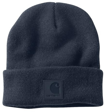 Carhartt Herren Tonal Patch Beanie, Marineblau, Einheitsgröße