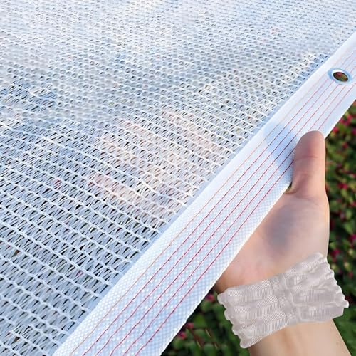 Générique Filet D'ombrage Pergola avec Œillets, Toile Ombrage Exterieur 1x1.5m 2.5x3 2x10m 3x3 3x4m 4x4m 4x6m 1.5x10m 90% Voile D'ombrage pour Jardinage Serre Potager Extérieur Protection(2x3 M)