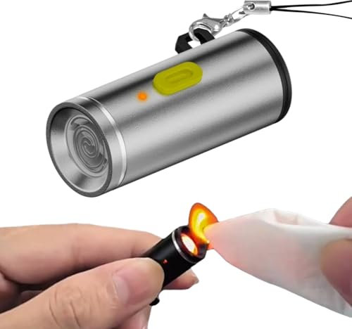 USB-C Electric Lighter, Mini Lighter, Windproof Waterproof Flameless Lighter,Type C Mini Portable Electric Lighter for USB Type C Device Chargers, Power Banks (silver)