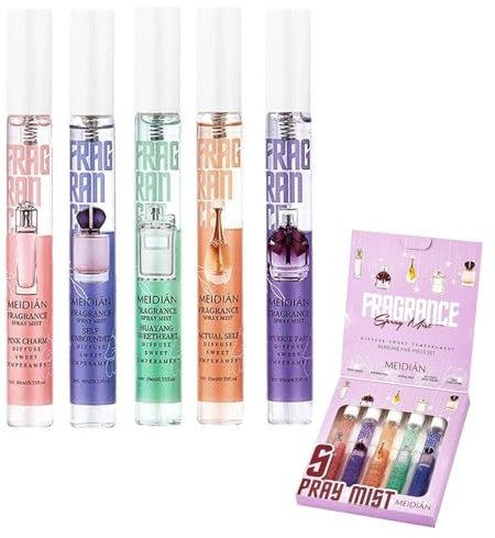Profumo per capelli,4 pcs profumo di pelle da 10 ml,fragranza del corpo,Fragranze multiple,dall'essenza raffinata ed avvolgente,capelli e fragranza del corpo, fragranza di lunga durata per le donne