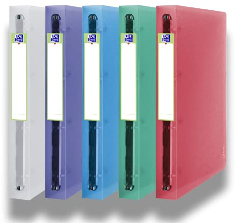 ELBA 64899 ringbok polypropylen 2 ND Life 5/10E Recycle A4 + rygg 40 mm 4 ringar rund transparent