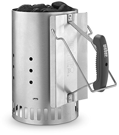 Weber Rapidfire - Ciminiera di accensione standard, argento