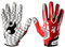 HOMU American Football Handschuhe, Empfängerhandschuhe, atmungsaktiver und Rutschfester Silikon-Griffhandschuh mit verstellbarem Armband für Jugendliche, Kinder