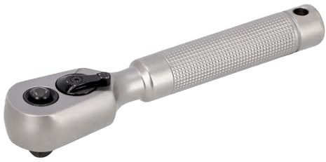 Bahco 6950MHS 1/4 Drive Reversible Stubby Pear Head Metal Ratchet