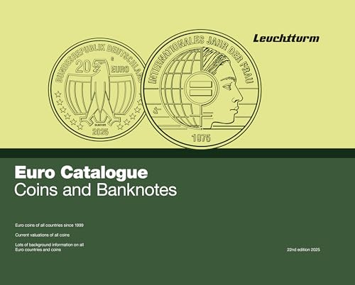 Leuchtturm 372910 Catalogo delle Monete e delle Banconote in Euro 2025 Inglese