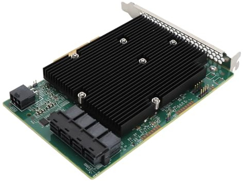 LSI HBA Raid Controladores, LSI SAS 9300 16I Tarjeta HBA 12Gbps 16 puertos SATA SAS Tarjeta Controladora HBA para Linux para VMware para Freebsd